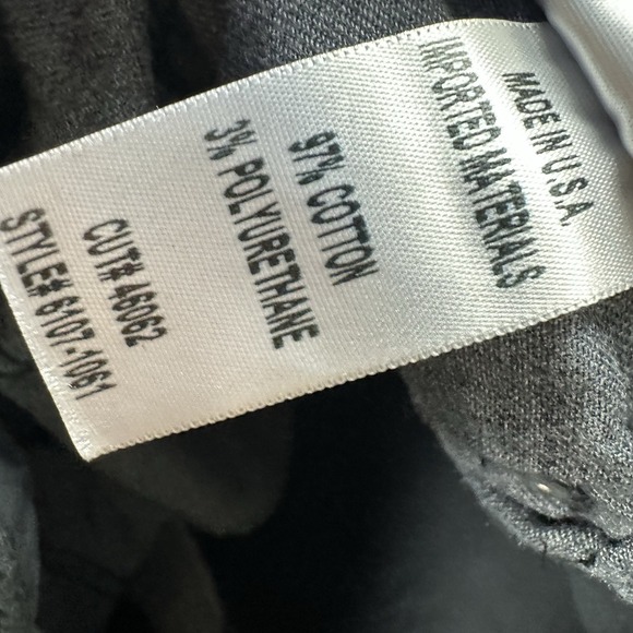 Citizens of Humanity Mens 34 Gage Classic Straight Jeans Black Denim - Picture 6 of 11